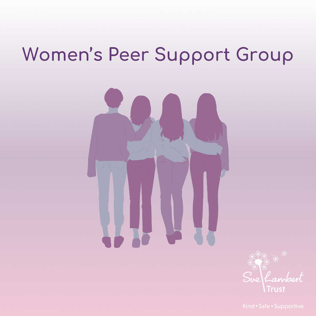 Image of women together for women's peer support group